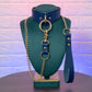 BDSM set collar and leash 