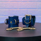 Classic Leather Wrist and Ankle Cuffs Set