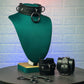 Classic Three D-Ring Collar & Cuffs Restraint Set