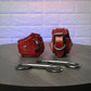 red leather handcuffs 