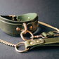 Wave BDSM Collar and Chain Leash Set