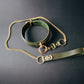 Wave BDSM Collar and Chain Leash Set