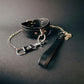 Wave BDSM Collar and Chain Leash Set
