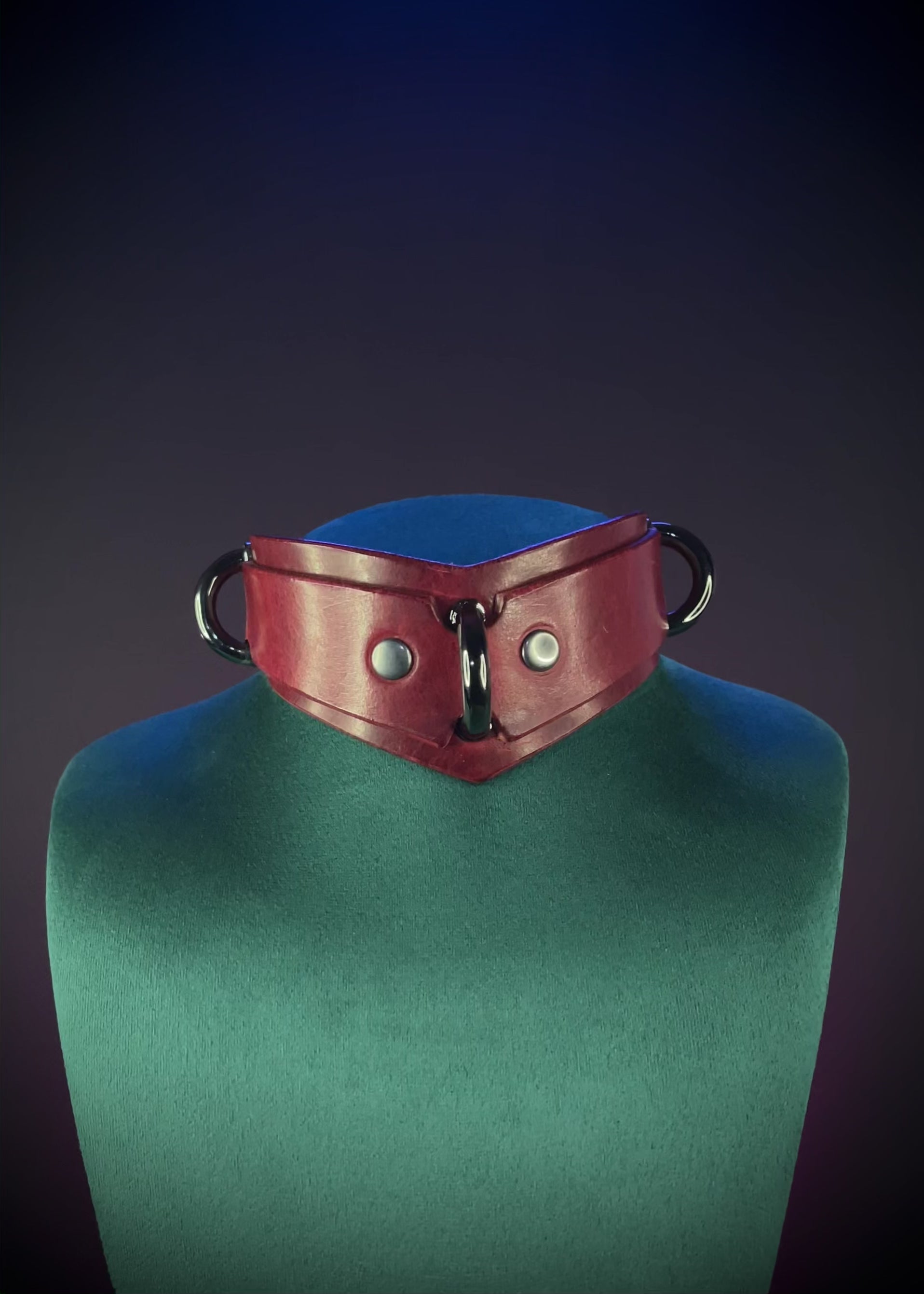 Red Leather choker