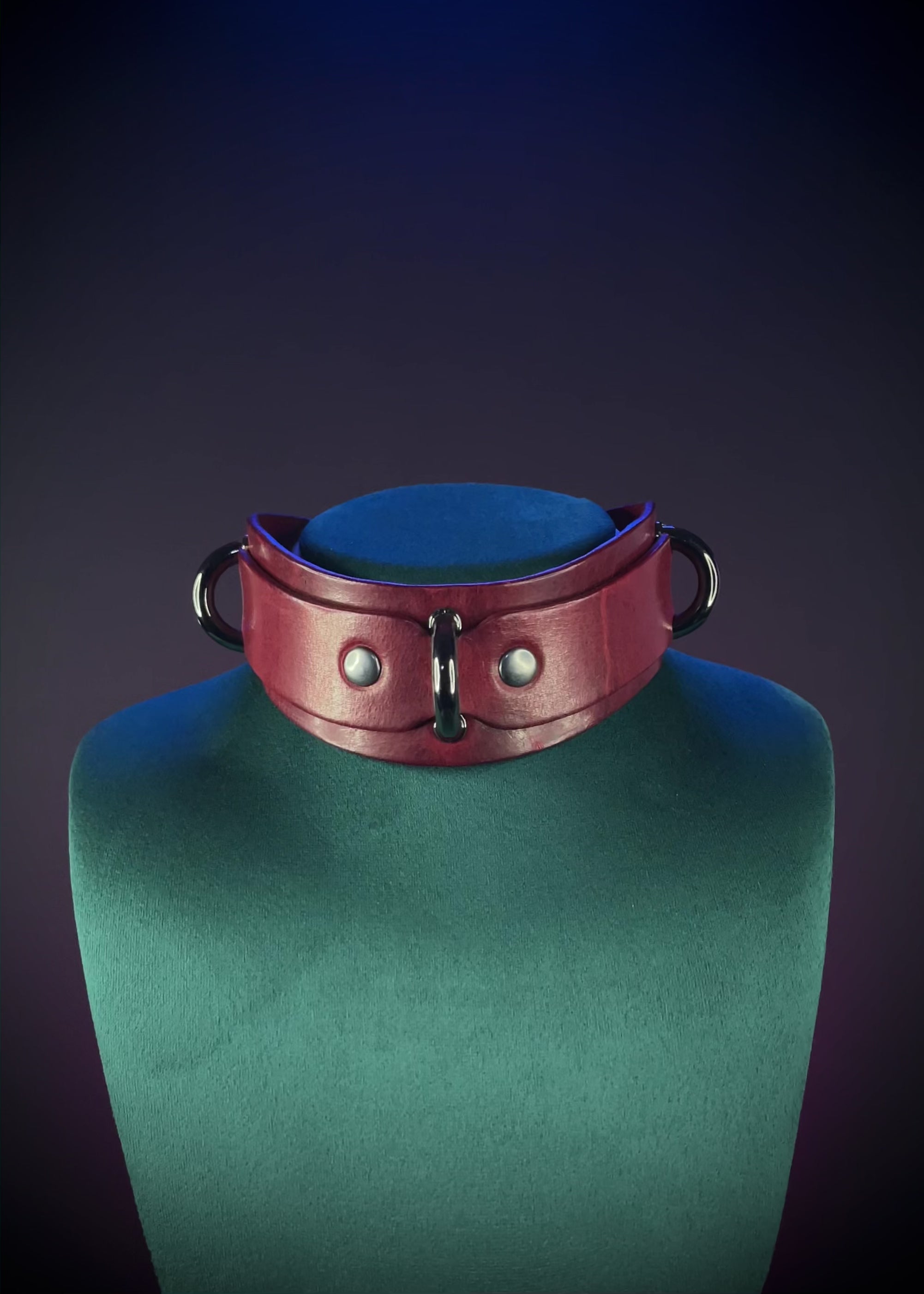 Red Leather collar
