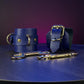 Blue Leather cuffs