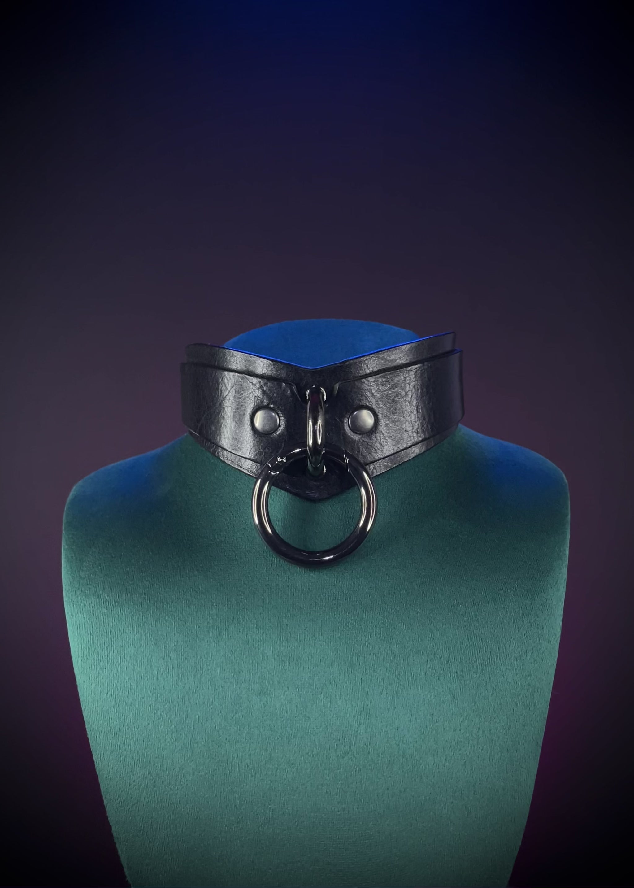 Black leather color 